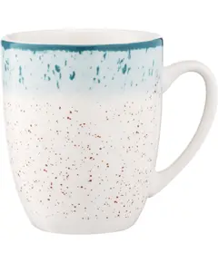 Ardesto Mug Siena, 360ml, porcelain, white-blue