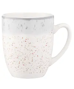 ჭიქა Ardesto Mug Siena, 360ml, porcelain, white-gray  - Primestore.ge