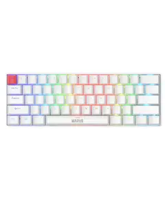 კლავიატურა MARVO Saber wired mechanical gaming keyboard RGB lighting White  - Primestore.ge