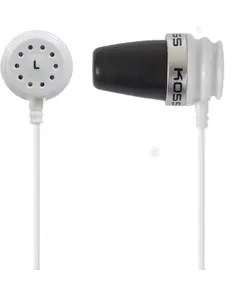 ყურსასმენი Koss Headphones Spark Plug VCk Noise Isolating Black  - Primestore.ge