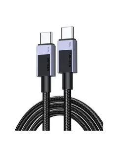 USB Cable UGREEN L512 (45064), 100W, Type-C to Type-C PD Fast Charging Cable, 2m, Space Gray