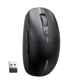 Mouse UGREEN MU103 (90539), Wireless, 2.4GHz, Bluetooth, USB, Mouse, Black