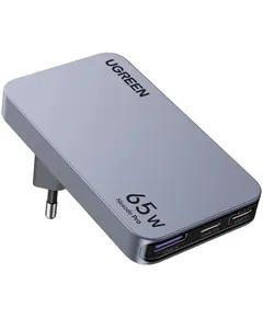 Mobile charger UGREEN X753 (25356) Nexode Pro, 65W, USB, Type-C, Ultra Slim Travel Adapter, Grey