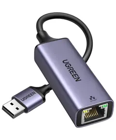 ადაპტერი UGREEN CM209 (50922), USB 3.0 to RJ45 Ethernet Adapter, Space Gray  - Primestore.ge