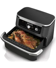 აეროგრილი Ninja AF500EU, 2470W, 10.4L, Air Fryer, Black/Silver - Primestore.ge