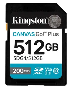 ფლეშ მეხსიერების ბარათი Kingston Canvas Go Plus 512GB SD Card  - Primestore.ge