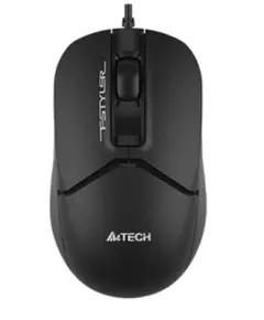 მაუსი A4tech Fstyler FM12 Wired Mouse Black - Primestore.ge