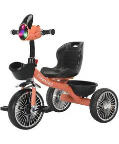 Children's three-wheeled pedal bicycle 602PINK