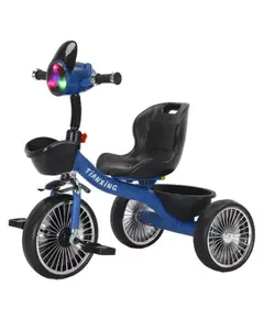 Children's three-wheeled pedal bicycle 602BLU
