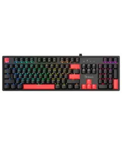 კლავიატურა A4Tech Bloody S520N Mechanical Red Plus Switch RGB Gaming Keyboard Fire Black  - Primestore.ge