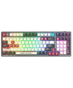 კლავიატურა A4Tech Bloody WS98 Dual-Core Wireless Mechanical Keyboard BLMS Red Plus Switch Pixels Red  - Primestore.ge