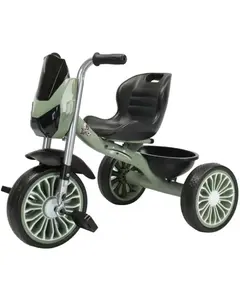 Children's three-wheeled pedal bicycle 605GREEN