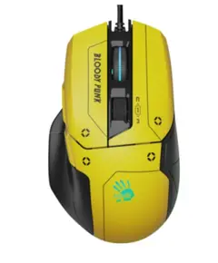 A4Tech Bloody W70 Max RGB Gaming Mouse Punk Yellow
