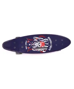 Skateboard M350YST-SKALETON with glowing wheels and handle