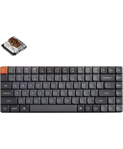 კლავიატურა Keychron K3 MAX 84Key, K pro Brown, WL/BT/USB-A, QMK, EN, RGB  - Primestore.ge