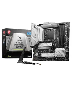 დედა დაფა MSI MAG B760M MORTAR WIFI II s1700 B760 4xDDR5 HDMI DP WiFi BT mATX  - Primestore.ge