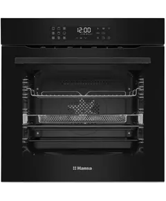 Built-in oven Hansa electrical, 77L, A+, display, convection, black