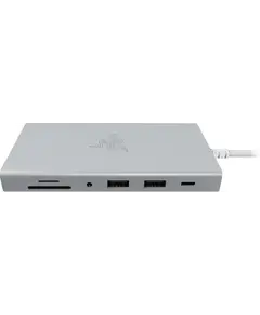 დოქ სადგური Razer Docking Station USB-C Dock, 11 Port, 7.1, mercury Edition - Primestore.ge