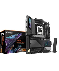 Motherboard GIGABYTE X870E AORUS PRO sAM5 X870 4xDDR5 M.2 HDMI DP Wi-Fi BT ATX