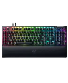 კლავიატურა Razer Keyboard mechanical BlackWidow V4 Pro 104key Yellow Switch, USB-A, EN, RGB, black  - Primestore.ge