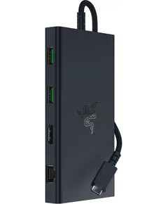 დოქ სადგური Razer Docking Station USB-C Dock, 11 Port, 7.1, black - Primestore.ge