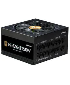 კვების ბლოკი Zalman Power supply Teramax 2 (750W) >90%, 80+ Gold, 120mm, 1xMB 18pin+10pin, 2xCPU 8pin(4+4), 3xMolex, 8xSATA, 3xPCIe 8pin(6+2), 1х12VHPWR, Fully Modular  - Primestore.ge