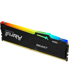 ოპერატიული მეხსიერება Kingston FURY (RGB) 16GB 6400MHz DDR5 DIMM CL32 1Rx8 2G x 64-bit  - Primestore.ge