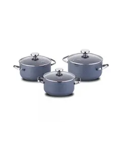 ტაფის ნაკრები KORKMAZ A2863  AZURA COOKWARE 6 pcs  - Primestore.ge