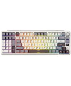 კლავიატურა Royal Kludge RK L98 RGB Mechanical Keyboard, Cream Switch, Hot Swappable, Wireless, Type-C, Bluetooth, 2.4GHz, Sandalwood Brown  - Primestore.ge