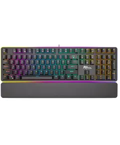 კლავიატურა Royal Kludge RK918 Mechanical Keyboard, Blue switch, Wired, USB, Black  - Primestore.ge