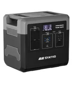 კვების წყარო 2E Power Station Syayvo 2400W/2560Wh, WiFi/BT, Parallel System, Fast Charging  - Primestore.ge