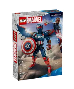 ლეგო LEGO Marvel Sam Wilson Captain America Buildable Figure - Primestore.ge