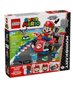 ლეგო LEGO Constructor Super Mario Mario Kart – Interactive LEGO® Mario & Standard Kart  - Primestore.ge