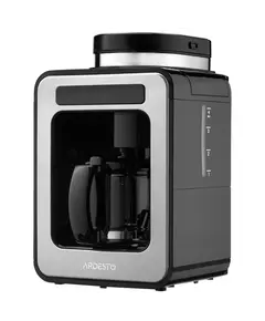 ყავის აპარატი Ardesto coffee maker drip 0.5l, ground + beans, display, silver-black  - Primestore.ge