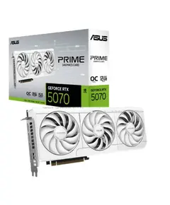 ვიდეო დაფა Asus PRIME-RTX5070-O12G-WHITE//RTX5070,HDMI*1,DP*3,12G,D7 - Primestore.ge