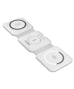 პორტატული დამტენი Choetech T588 3 in1 Foldable Magnet/XX-T588-F-CCWH  - Primestore.ge