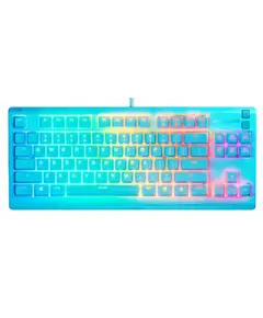 კლავიატურა SteelSeries Keyboard membrane Apex 3 TKL, 84key, USB-A, EN, RGB, aqua  - Primestore.ge