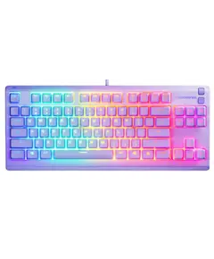 კლავიატურა SteelSeries Keyboard membrane Apex 3 TKL, 84key, USB-A, EN, RGB, lavender - Primestore.ge