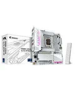 დედა დაფა Gigabyte B860M AORUS ELITE WIFI6E ICE 1.0 4DDR5 LGA1851 - 9MB86MLI6-00-G10 - Primestore.ge