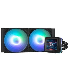 Cooler Zalman LCS Alpha 2DS A36 ARGB, LGA1851, 1700, 1200, 115x, AM5, AM4, TDP 350W, black