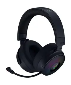 ყურსასმენი Razer Gaming Headset Kraken V4 Pro, mini-jack/USB-A/BT/WL, RGB, black - Primestore.ge