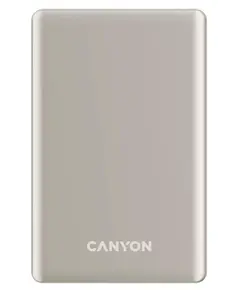 პორტატული დამტენი CANYON power bank OnPower 505 slim Magnetic 5000 Beige (CNS-CPB505BE)  - Primestore.ge