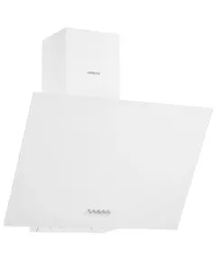 გამწოვი Ardesto Hood Inclined hood, 60cm, 900m3h, glass, 2х1W LED, button, white - Primestore.ge