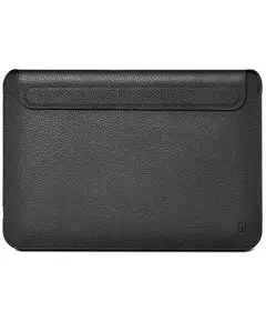 ნოუთბუქის ჩანთა WiWU 13.3'' Genuine Leather Laptop Sleeve Black  - Primestore.ge