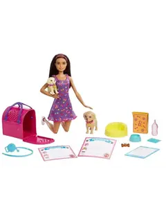 ბარბის თოჯინა MATTEL Barbie Adopt-a-Pup Playset - Latina  - Primestore.ge