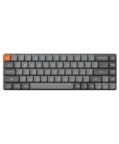 კლავიატურა Keychron K7 Max 84 keys, Gateron Brown, WL/BT/USB-A, RGB, black  - Primestore.ge