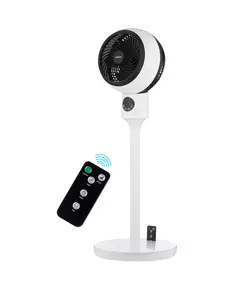 ვენტილატორი ARDESTO Floor fan, 50Вт, remote control, display, black and white - Primestore.ge