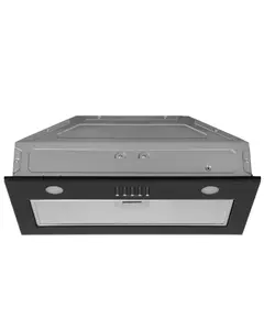 გამწოვი Ardesto Hood integrated, 52cm, 700m3h, glass, 2х1W LED, button, black - Primestore.ge
