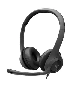 Headset LOGITECH H390 Corded Headset - BLACK - USB