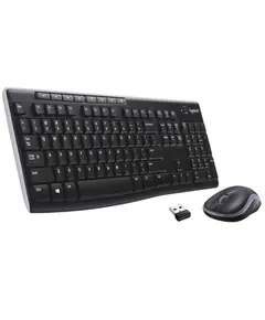 კლავიატურა და მაუსი LOGITECH MK270 Wireless Combo - BLACK - RUS  - Primestore.ge